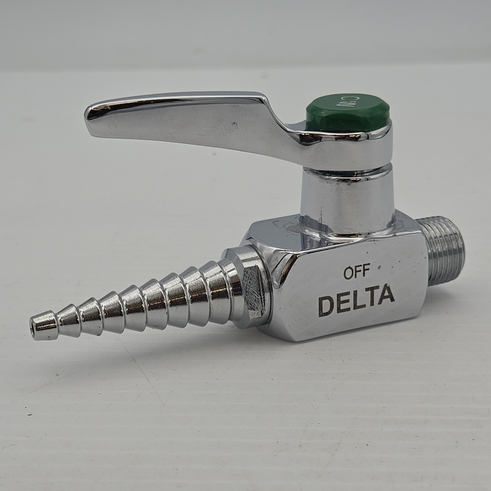 Delta Wall-mount Ball Valve Hose ChromeModel#: W6200CW